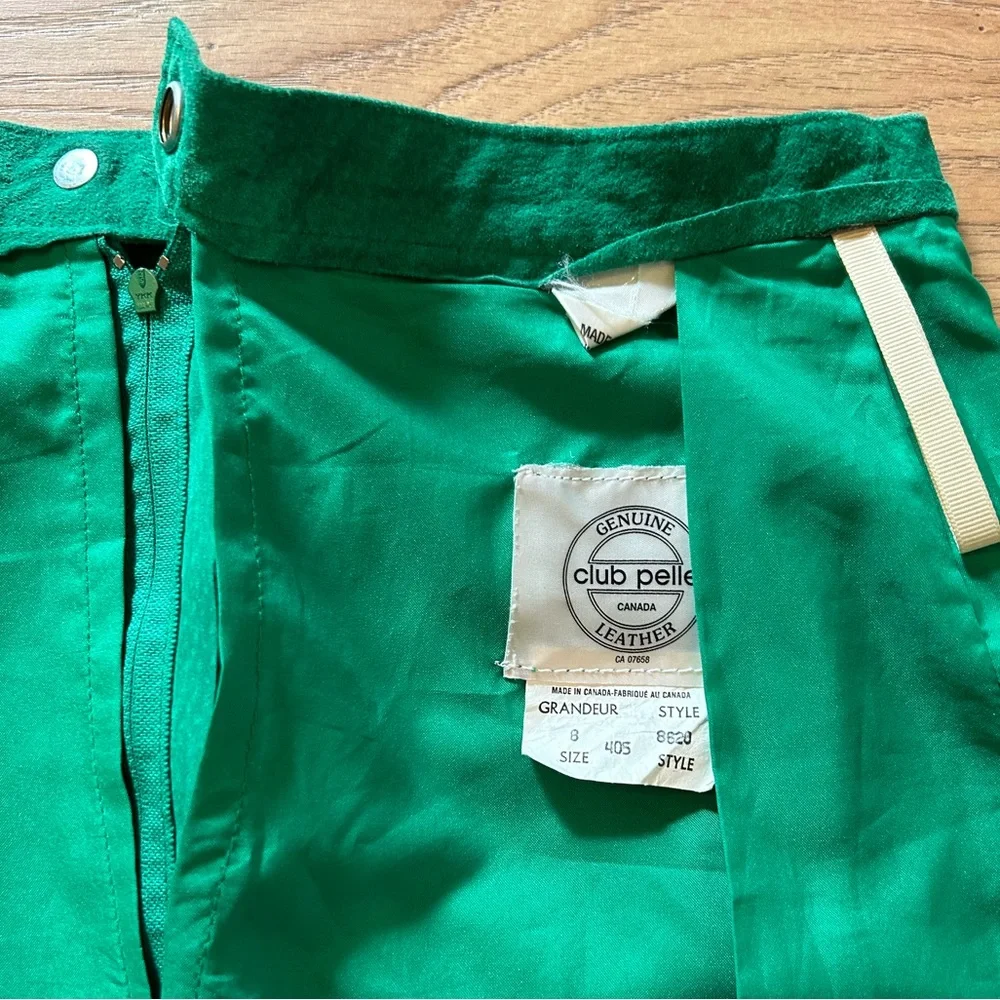 Vintage Club Pelle genuine leather skirt - Picture 2 of 5
